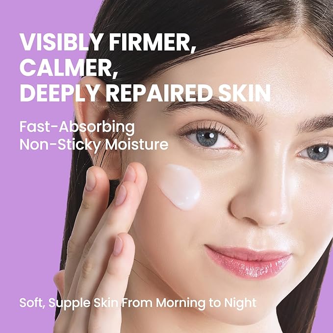 coxir Black Snail Collagen Cream, Snail Mucin & Peptide Face Moisturizer for Hydration, Elasticity & Barrier Support | Lightweight Korean Skincare for All Skin Types [50ml/1.69 fl.oz]
