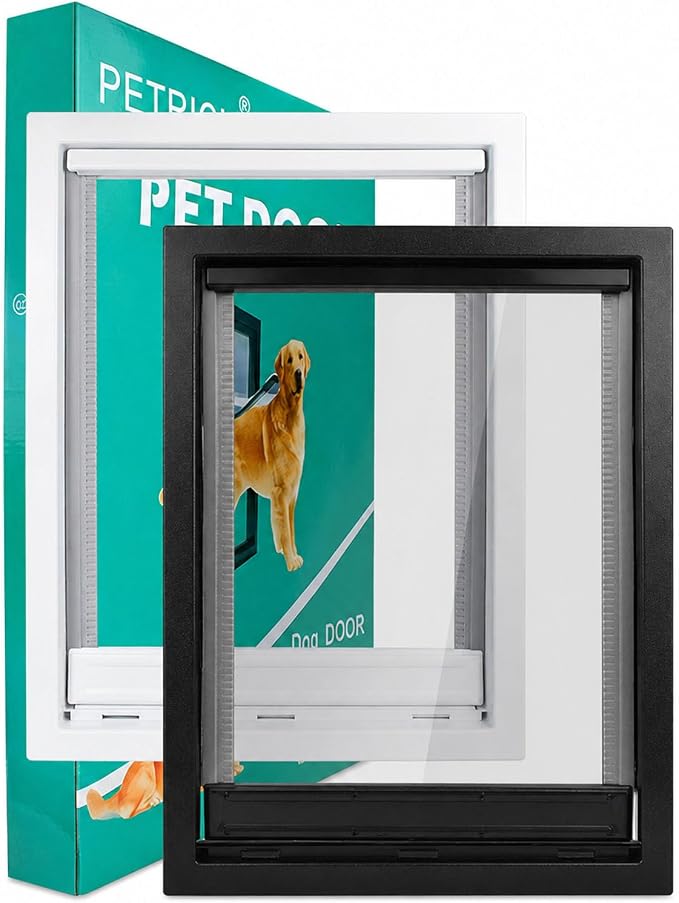 Window Smart Interior Cat Dog Sliding Small Pet Doggy Magnetic Door Insert Replacement Flap for Wall