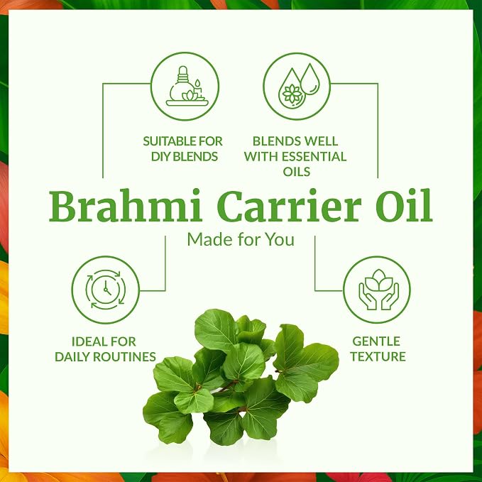 SVA Brahmi Oil - 32 Fl Oz - for Face, Skin Care, Hair Care, Scalp Massage & Body Massage