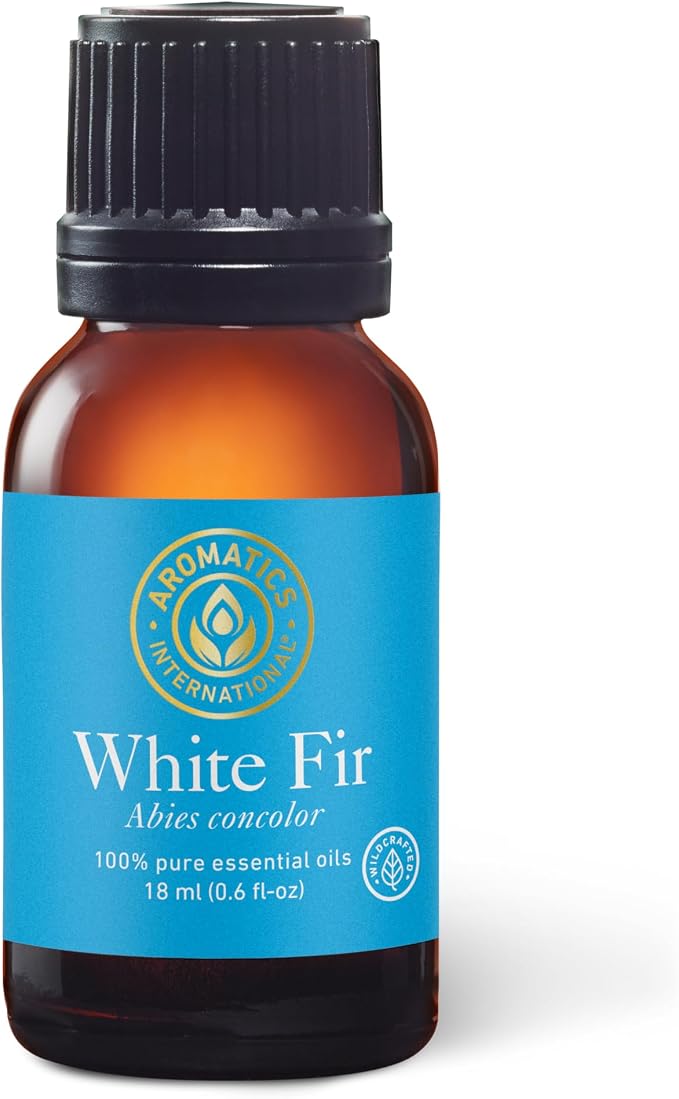 Aromatics International Premium Organic White Fir Essential Oil 18ml | 100% Pure Essential Oil for Diffusion & Aromatherapy