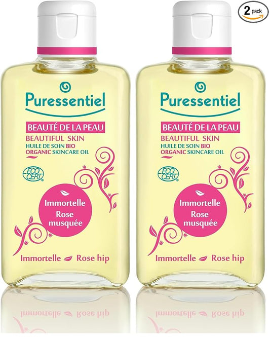 Puressentiel Organic Essential Skincare Oil - Nourishing, Soothing Blend Reduces Signs of Aging - Beneficial Essential Oils Made from Mother Earth - Eco-Friendly and Pure Ingredients - 3.38 oz
