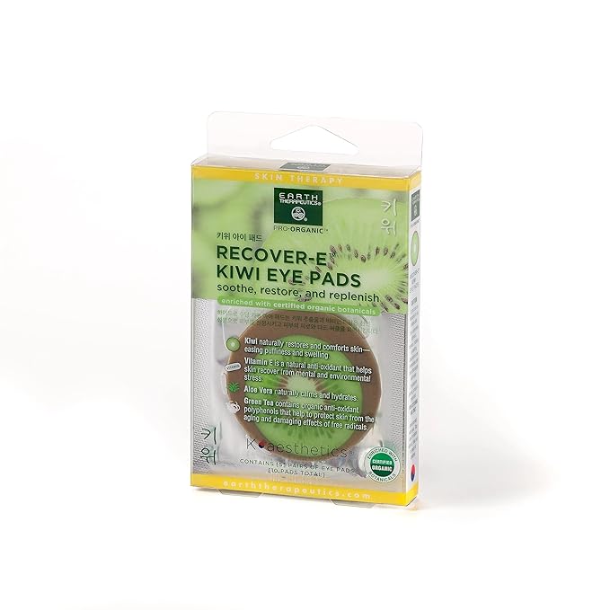 Earth Therapeutics Recover-E Kiwi Eye Pads