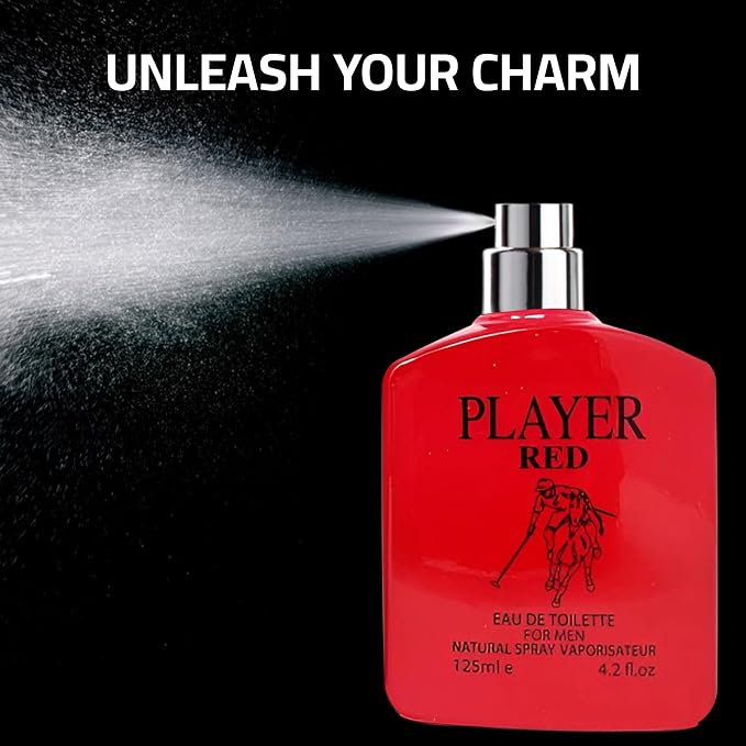 AFLUXE Verse Adonis&Player Red Combo Men Cologne 3.4 Fl. Oz Men's Perfume Refreshing Combination of Woody Floral & Fruity Scents Eau De Parfum for Men Lasts All Day Best Gift for Any Occasion