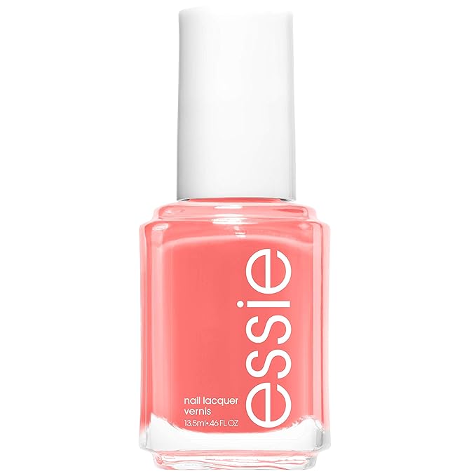 essie Nail Polish, Peachy Coral, 0.46 fl oz | Salon-Quality | 8-Free Vegan | Peach Side Babe | Pack of 2
