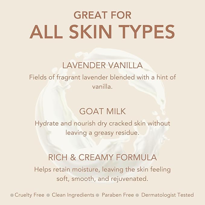 Dionis Goat Milk Body Lotion Lavender Vanilla 8.5 oz (Pack of 1)