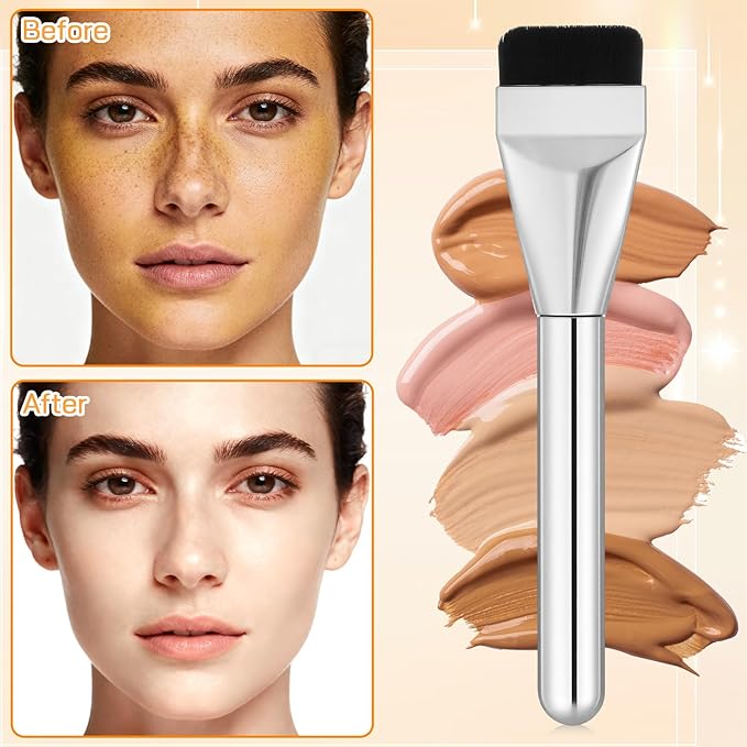 4 PCS Makeup Mixing Palette, Foundation Makeup Mixing Tray, Metal Make up Spatula Palettes Tool, Professional Cosmetic Artist Accessories Set for Women Girl Eye Shadow Eyelash Nail Art