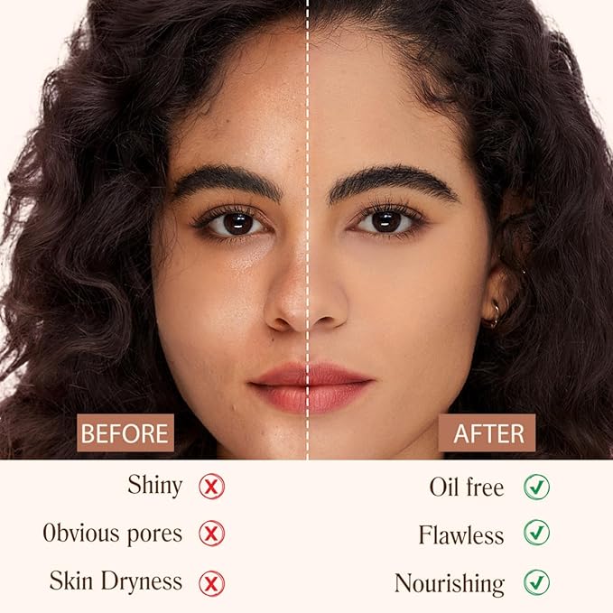 4-in-1 Foundation with SPF 50 - Color Changing, Full Coverage Liquid Makeup