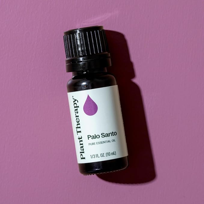Plant Therapy Palo Santo Essential Oil 10 mL (1/3 oz), 100% Pure, Undiluted, for Aromatherapy, Stress Relief and Meditation