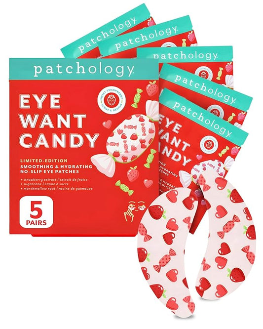Patchology Eye Want Candy Under Eye Patches for Puffy Eyes, Dark Circles & Wrinkles – Hydrating Eye Masks, Mothers Day Gifts, Gifts for Mom, Self Care for Women