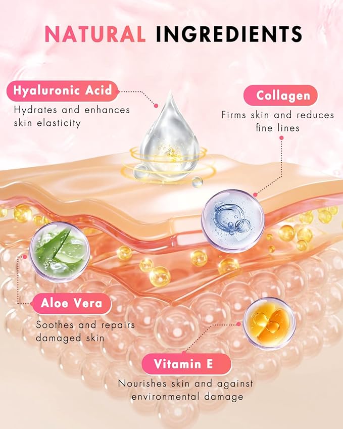UKVOA Forehead Wrinkle Patches & Smile Line Patches, Overnight Facial Wrinkle Treatment with Hyaluronic Acid, Aloe, Collagen & Vitamin E to Lift Smile Lines for Women 36pcs