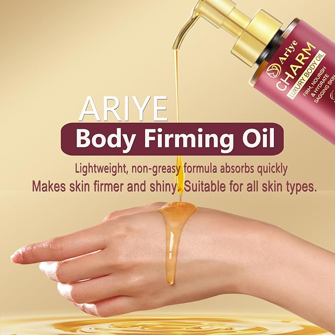 Body Firming Oil Glow-Remedy body oil for women,Body Oil After Shower Tightening&Hydrating Treatment for Arms,Legs,Stomach&Body,Natural Firming Oil for Dry Skin,Non-Greasy Body Serum-(4.06 Oz)