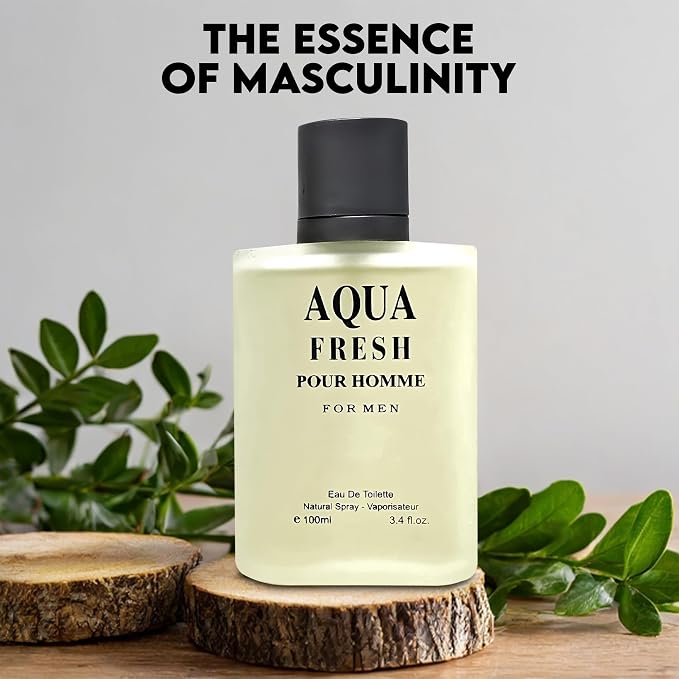AFLUXE Verse Adonis&Aqua Fresh Combo Men Cologne 3.4 Fl. Oz Men's Perfume Refreshing Combination of Woody Floral & Fruity Scents Eau De Parfum for Men Lasts All Day Best Gift for Any Occasion