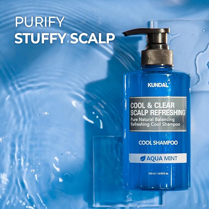 Kundal Cool & Clear Ice Boosting, Cool Body Wash, Aqua Mint, 16.9 fl oz (500 ml)