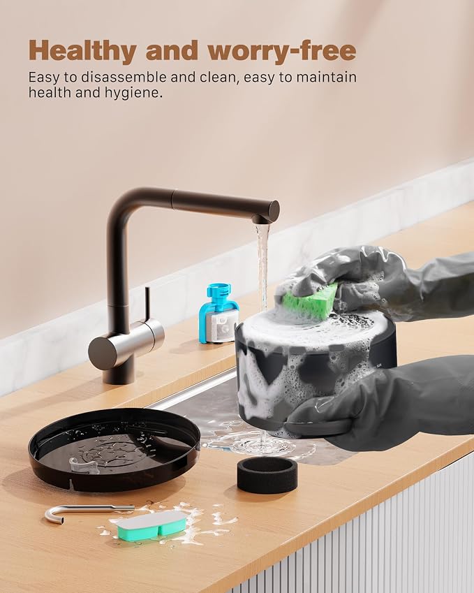 Black Cat Water Fountain: with 6 Carbon Filters + 3 Sponge Filters | 108oz/3.2L Pet Water Fountain Quiet Cat Water Fountains Indoor Faucet Cat Fountain for Cats and Dogs