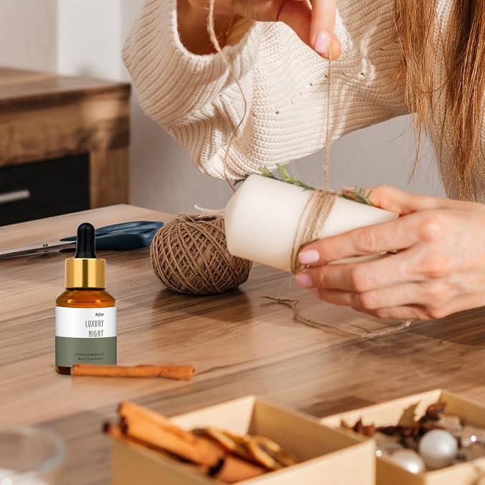 Luxury Night Fragrance Oil, MitFlor 30ml Hotel Diffuser Oil, Essential Oils for Diffusers for Home, Premium Fragrance Oil for Soap & Candle Making