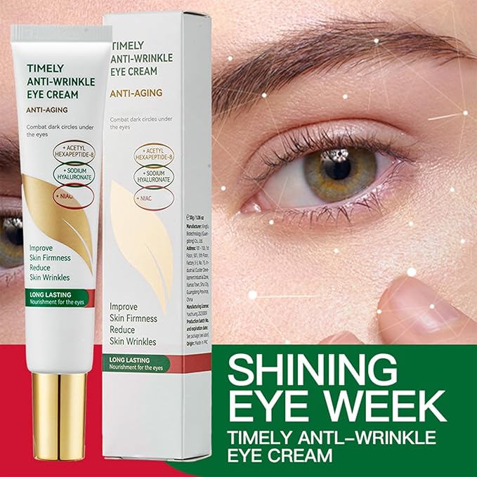 Grospe Firming Eye Cream - 1fl.oz Anti-Aging with Natural Ingredients, Lifting & Tightening Formula for Dark Circles, Puffiness & Fine Lines, Delicate Skin Care for Women