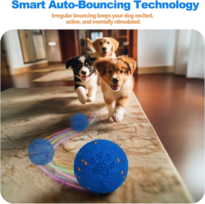 Interactive Dog Toys, 3.2 Inch Smart Dog Ball