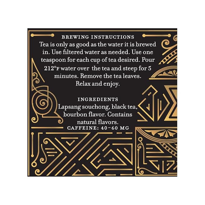 Harney & Sons Black Cask loose tea in tin, Bourbon, 4 Oz