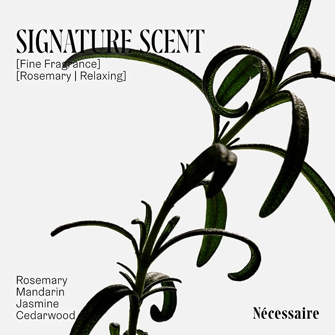 Nécessaire Rosemary Hair Duo | Multi-Protein Strengthening Rosemary Shampoo and Conditioner Set For Thinning Hair. For Women + Men. Free Of Sulfates. Color-Safe. 500 ml / 16.9 fl oz