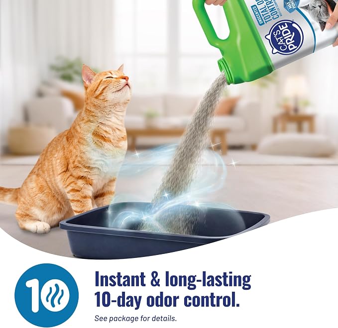 Cat's Pride Total Odor Control, Max Power, Clumping Litter Unscented 15lb