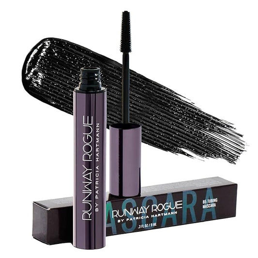 Runway Rogue B5 Tubing Mascara, Clump-Free, Smudge-Free, Lash-Lengthening Formula for Dramatic Eyes, ‘Glossy Black’