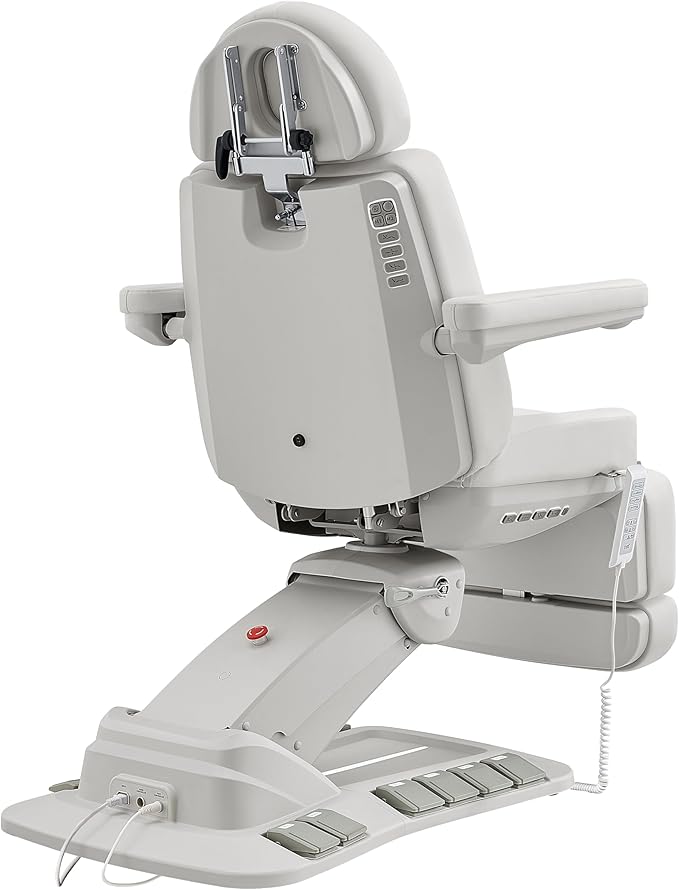 Beauty Spa Medical Treatment Chair 4 Motor Electrical Facial Medical Spa Tables with Rotating Seat AURORA