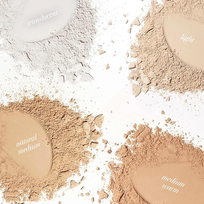 MCoBeauty - Miracle Flawless Pressed Powder - Translucent - Compact Setting Powder with Rose Flower Extract and Sweet Almond Oil - Helps Finish and Refine the Look of Makeup
