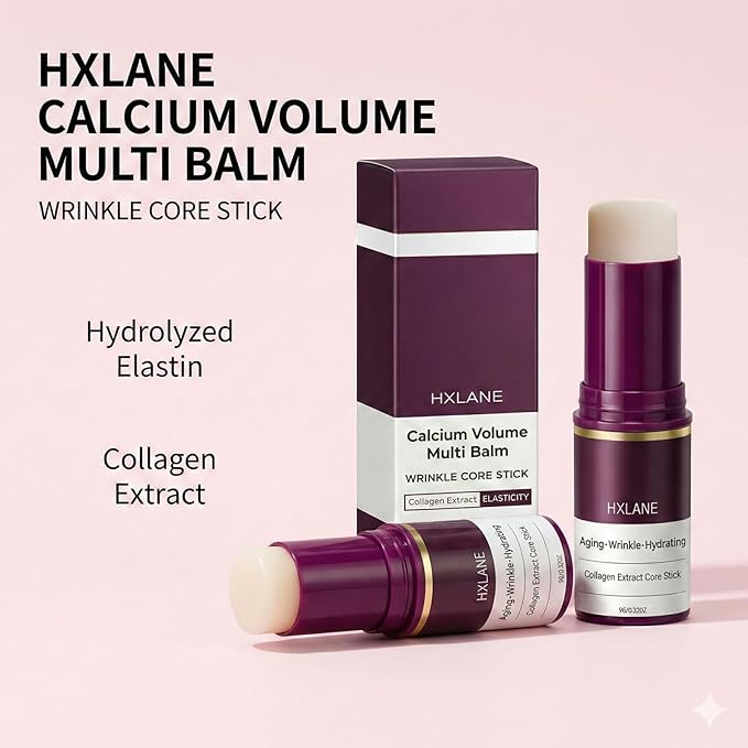 Calcium Multi Balm Stick for Wrinkles, Fine Lines & Firming – Hydrating Balm for Eyes, 2PCS（0.32 Oz）