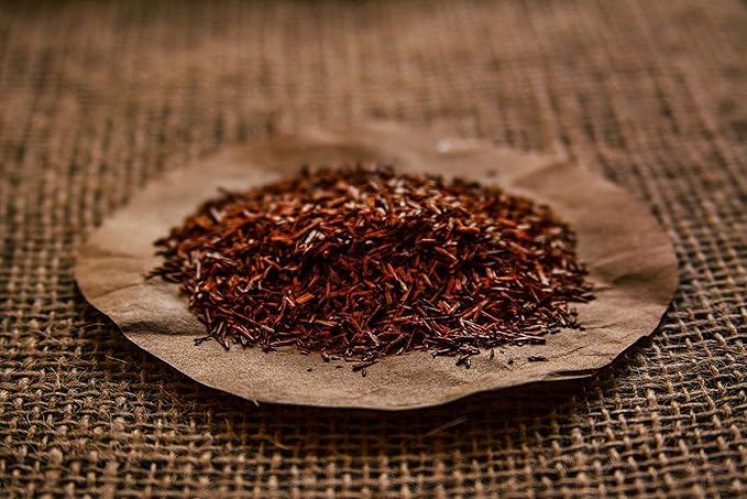 Golden Moon Organic Rooibos Tea Travel Tin – 30 Servings Caffeine Free | Organic South African rooibos – naturally caffeine-free, full-bodied, low tannin. Airtight travel tin, 30 servings.