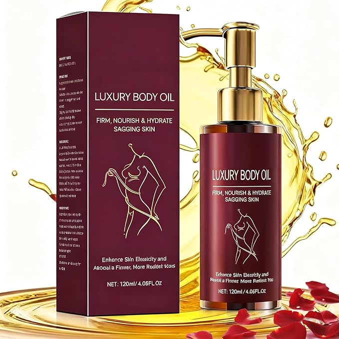 Body Firming Oil,Tightening&Hydrating Treatment for Arms,Legs,Stomach&Body for Dry Skin,Lightweight,Non-Greasy, Nourishing Formula,A Glow Restoring After Shower Body Oil for women-4.06 FL.OZ