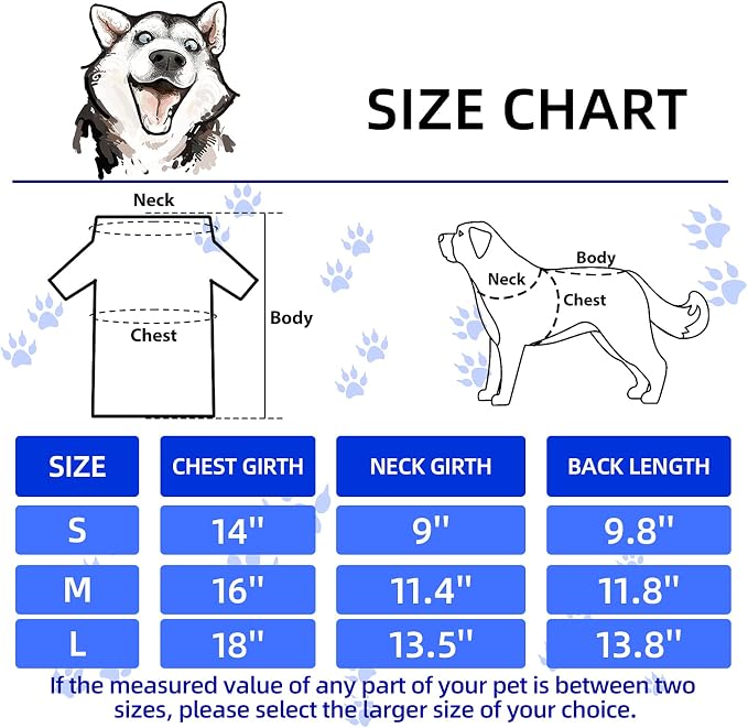 8 Pieces Dog Shirts Pet Printed Clothes with Funny Letters Summer Pet T Shirts Cool Puppy Breathable Dog Outfit Soft Sweatshirt Cats(Classic Pattern,Large)