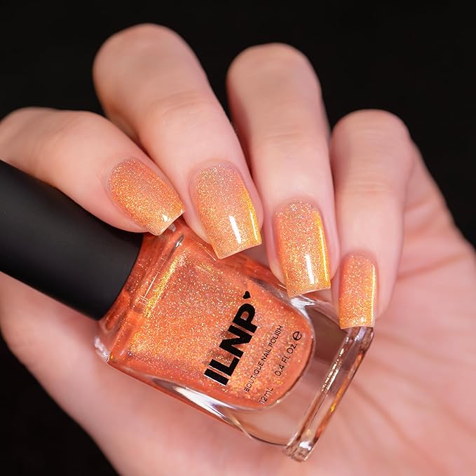 ILNP Peach Ring - Soft Orange Shimmer Nail Polish