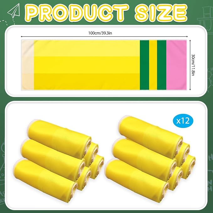 12PCS Pencil Chill Towel,Baseball Chill Towel Soft and Breathable Cooling Towel Neck Cooling Towel,Suitable for Outdoor Sports Gym Outdoor Camping Baseball Team Gift Party Gifts
