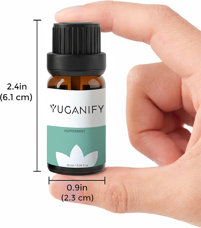 Peppermint Essential Oil – 100% Pure Undiluted Mentha Piperita – Natural Aromatherapy for Diffuser, Hair, Scalp & DIY Blends – Steam Distilled – 10 mL