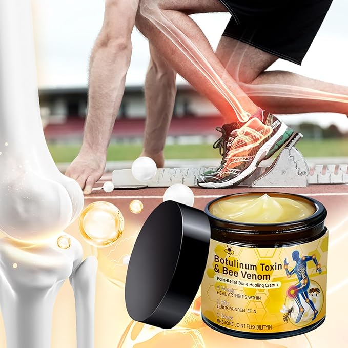2Pcs Bee Venom Joint Gel Cream, Bee Venom Advanced Joint and Bone Cream, Advanced Professional New Bee Venom Professional Gel, for Back, Neck, Hands, Knee