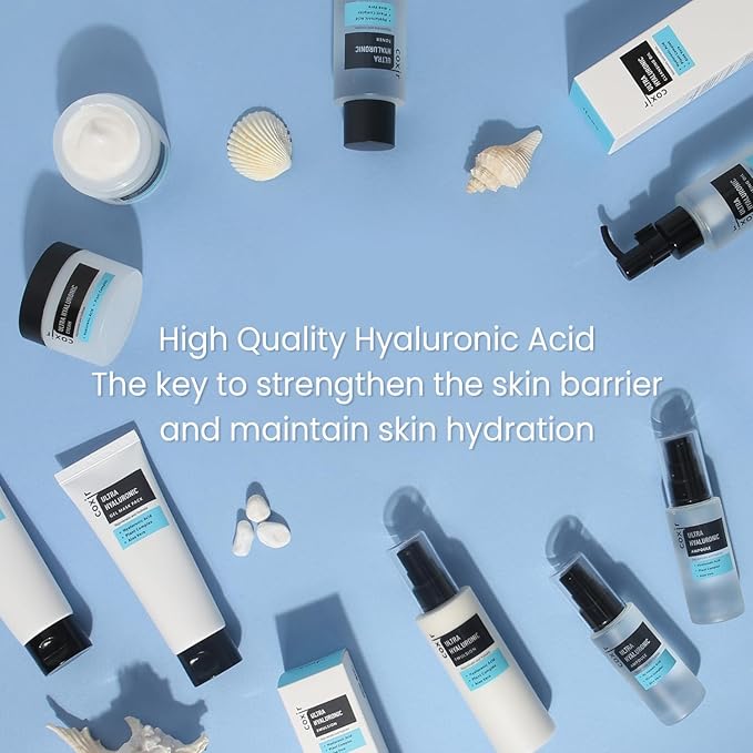 coxir ULTRA HYALURONIC EMULSION lLong-lasting Hydration Facial Moisturizer for Sensitive,Dry, Dehydrated Skin l Lightweight texture with Hyaluronic Acid, Collagen, korean skincare[3.38 fl.oz]