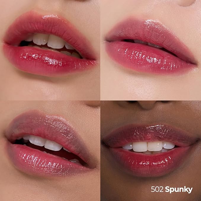 Laka Popping Balloon Lip Stain, 4.5g/0.15oz, Glossy Plumping Lip Tint, Moisturizing, Non-Sticky Texture for All-Day Hydration, Vegan, K-Beauty (#502 Spunky)