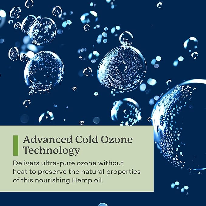 PurO3 Fully Ozonated Hemp Oil - Pure, Natural, Skin Care for Face & Body from Ozonated, Oxygenated Hemp Oil - Glass Jar, 2 oz
