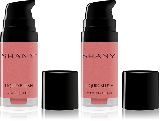 SHANY Paraben Free HD Liquid Cream Blush - Creamy & Blendable Color - EPIC FINAL (Pack of 2)