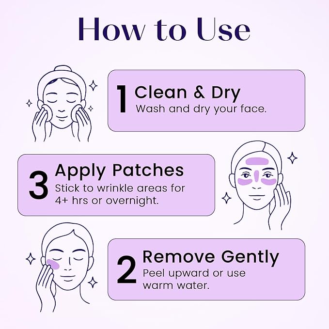 Smile Line & Anti Wrinkle Patches - Face Tape for Wrinkles, Forehead & Lips | Japanese Face Tape Lifting & Anti Wrinkle Tape for Face | Forehead Wrinkle Patches Overnight