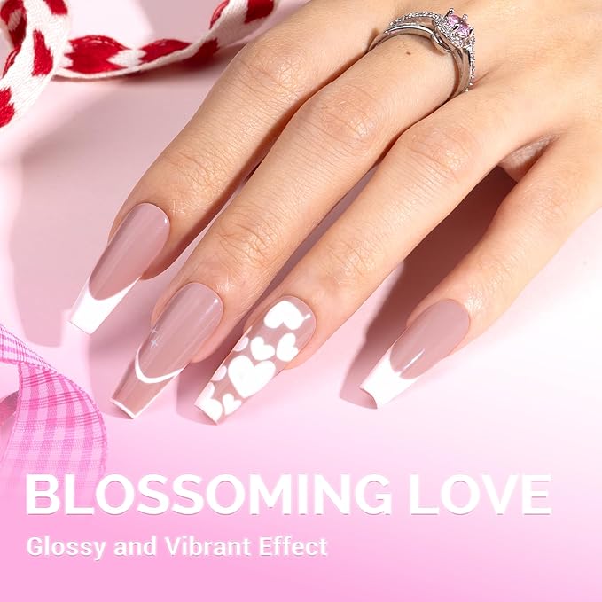 MelodySusie Thick Nude Gel Nail Polish,0.5fl oz Pink Nails Soak Off UV LED Neutral Nude Gel Polish Christmas Gift for Women Nail Art Manicure Salon DIY Nail Design Decoration at Home-431