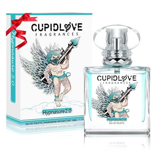 CUPIDLOVE Eau de Toilette Fresh Mens Pheromone Cologne - Citrus, Woody, Musky Fragrance - Notes of Bergamot - Everyday Wear Long Lasting Perfumes Valentine's Day Gift for Men 1.7 Fl Oz
