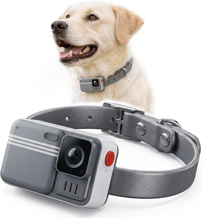 Joviren 4G Wireless Dog Fence & GPS Dog Collar with HD Camera,App-Controlled Boundaries Live Screen and Real-Time Tracking,Rechargeable Long Battery and IP66 Waterproof