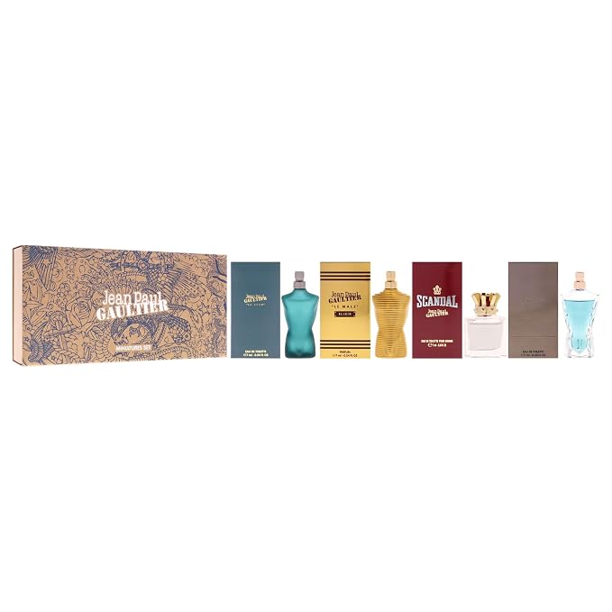 Miniatures Set by Jean Paul Gaultier for Men - 4 Pc Mini Gift Set