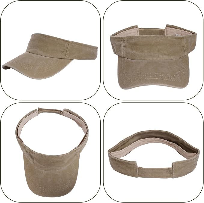 Marrywindix 1 Piece of Sport Wear Athletic Visor Sun Sports Visor Hat Visor Adjustable Cap for Women and Men