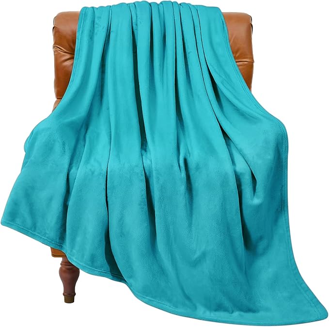 BEDELITE Fleece Blanket Soft Plush Throw for Couch Peacock 50"x60" | Ultra Soft Fleece, Plush Microfiber, Lightweight Warmth, All Season Comfort, Fade Resistant, Machine Washable, Couch Sofa Bed