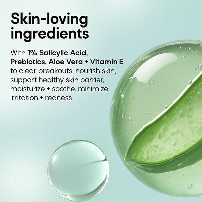 Almay Clear Complexion Foundation, Oil-Free Face Makeup for Acne-Prone Skin, Buildable Coverage, Soft-Matte Finish, Vegan, 300, 1 fl oz