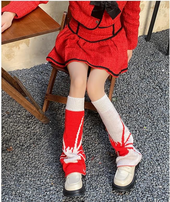 Sexybody Women's Leg Warmers Fashion Knit Warmers Long Socks Cute Y2K Kawaii Japanese Lolita Harajuku Accessories for Girls