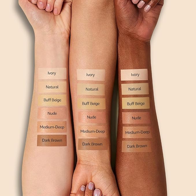 Air Cushion CC Cream Foundation - Mushroom Head BB Cream Face Makeup Moisturizing Concealer Brighten Long-Lasting, Even Skin Tone for All Skin Types (Nude, 1 PCS)