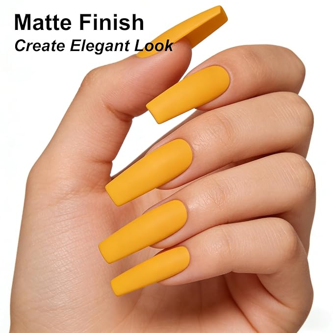 YTD Likomey Lemon Yellow Gel Nail Polish,15ml Salon Home DIY Manicure and Pedicure Mustard Yellow Fall Winter UV Color Varnish,CS014